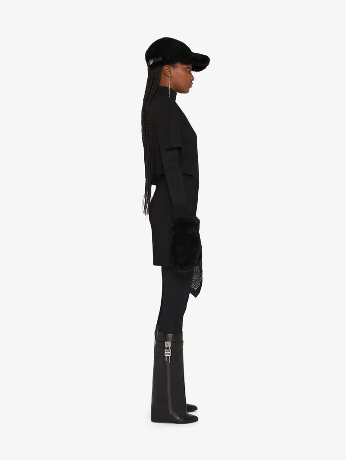 Givenchy Shark Lock Boots In Leather Black Women Shark Lock Givenchy Shark Lock Boots In Leather Black Women Shark Lock