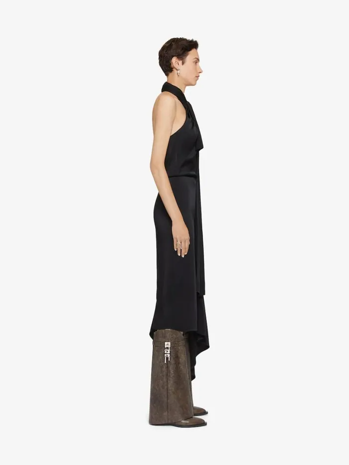 Givenchy Shark Lock Cowboy Boots In Leather Walnut Brown Women Shark Lock Givenchy Shark Lock Cowboy Boots In Leather Walnut Brown Women Shark Lock