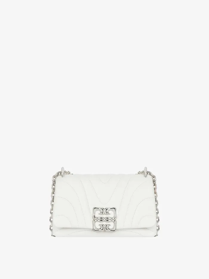 Givenchy Small 4G Soft Bag In Quilted Leather Ivory Women Crossbody Bags