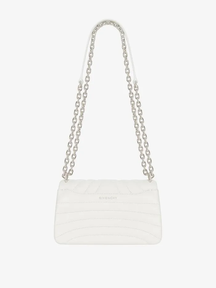 Givenchy Small 4G Soft Bag In Quilted Leather Ivory Women Crossbody Bags Givenchy Small 4G Soft Bag In Quilted Leather Ivory Women Crossbody Bags