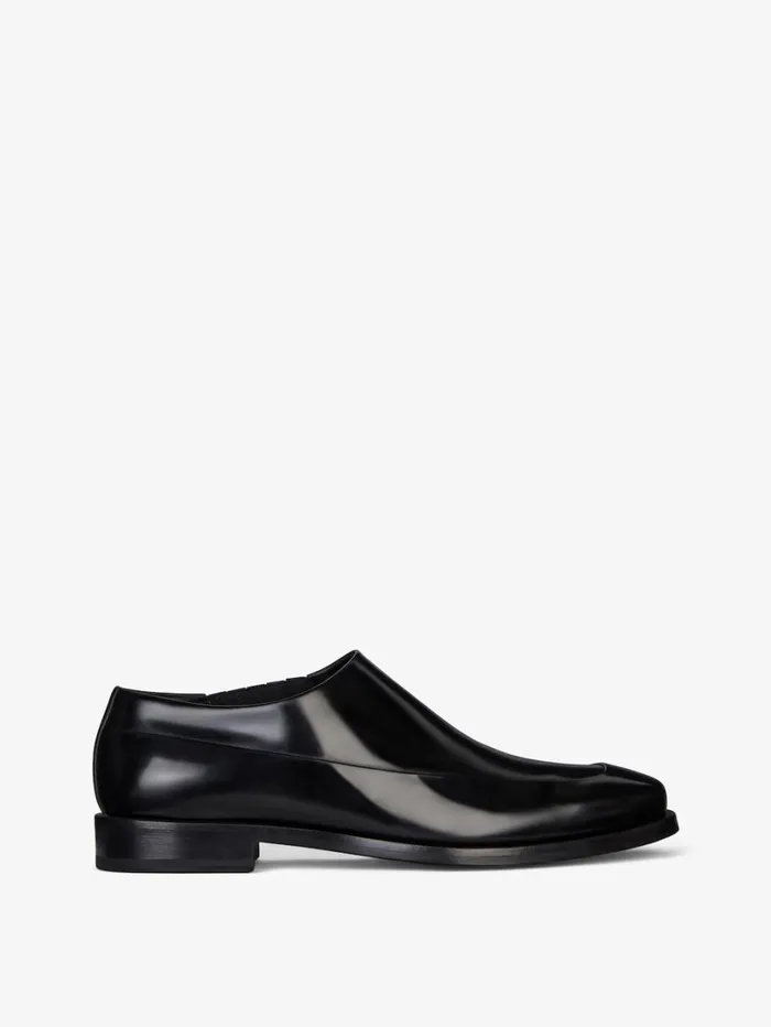 Givenchy Squared Derbies In Leather Black Men Boots and Loafers