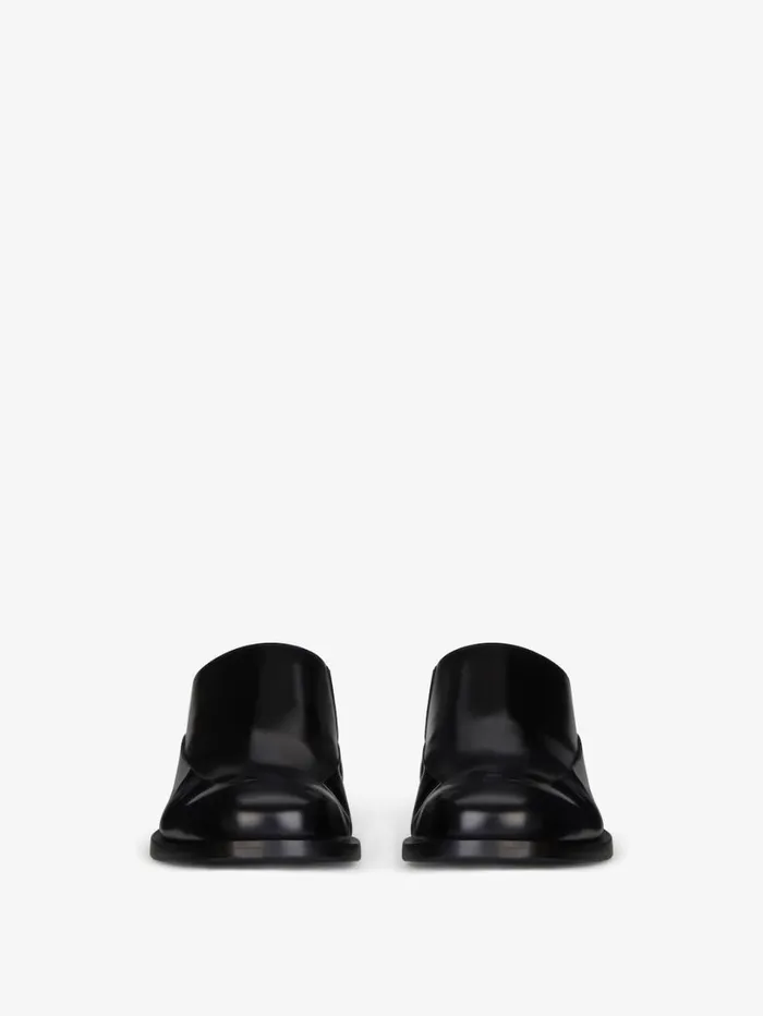 Givenchy Squared Derbies In Leather Black Men Boots and Loafers