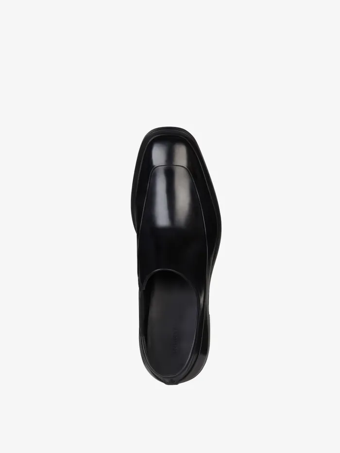 Givenchy Squared Derbies In Leather Black Men Boots and Loafers