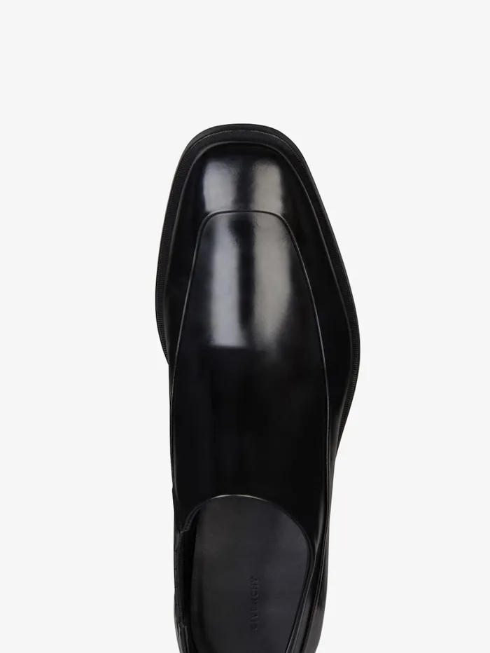 Givenchy Squared Derbies In Leather Black Men Boots and Loafers