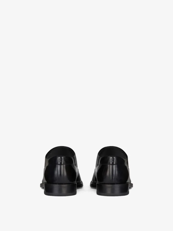 Givenchy Squared Derbies In Leather Black Men Boots and Loafers