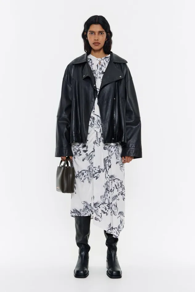 Gray Greyhound Midi Dress Galgo Big Grey Women Bimba Y Lola Dresses And Jumpsuits