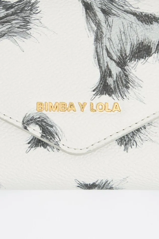 Gray Pencil Greyhound Continental Wallet Galgo Lapiz Small Grey Women Bimba Y Lola Billfolds