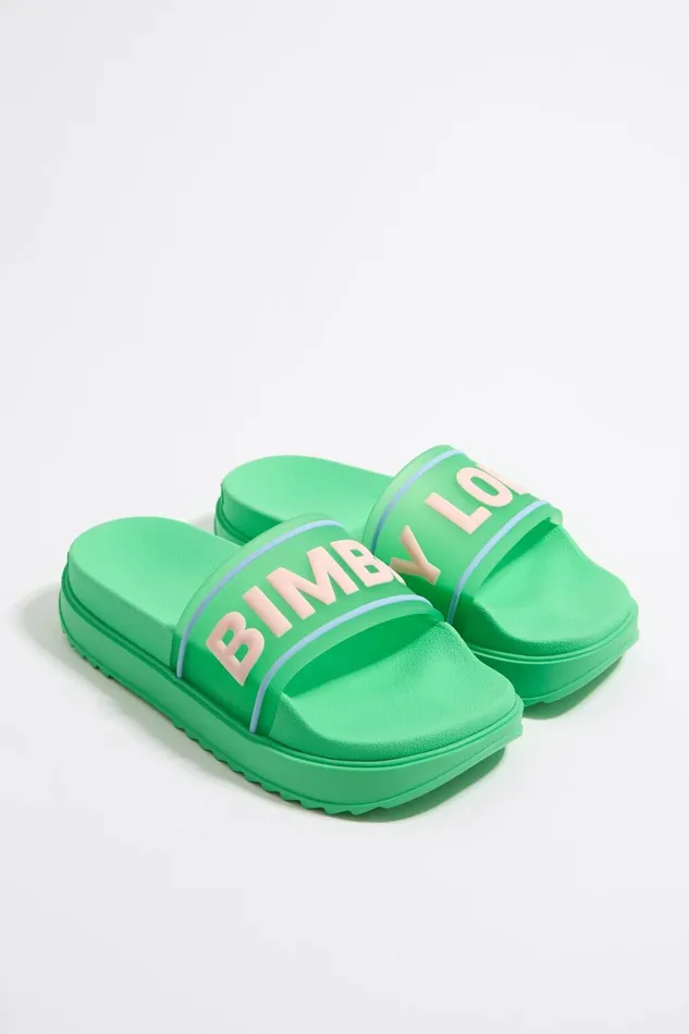 Green Platform Flipflop Green Women Bimba Y Lola Sandals