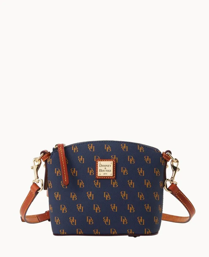Gretta Mini Domed Crossbody Navy Woman Dooney and Bourke Crossbodies