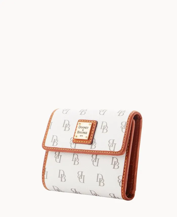 Gretta Small Flap Credit Card Wallet ManWoman Dooney and Bourke Wallets Gretta Small Flap Credit Card Wallet ManWoman Dooney and Bourke Wallets
