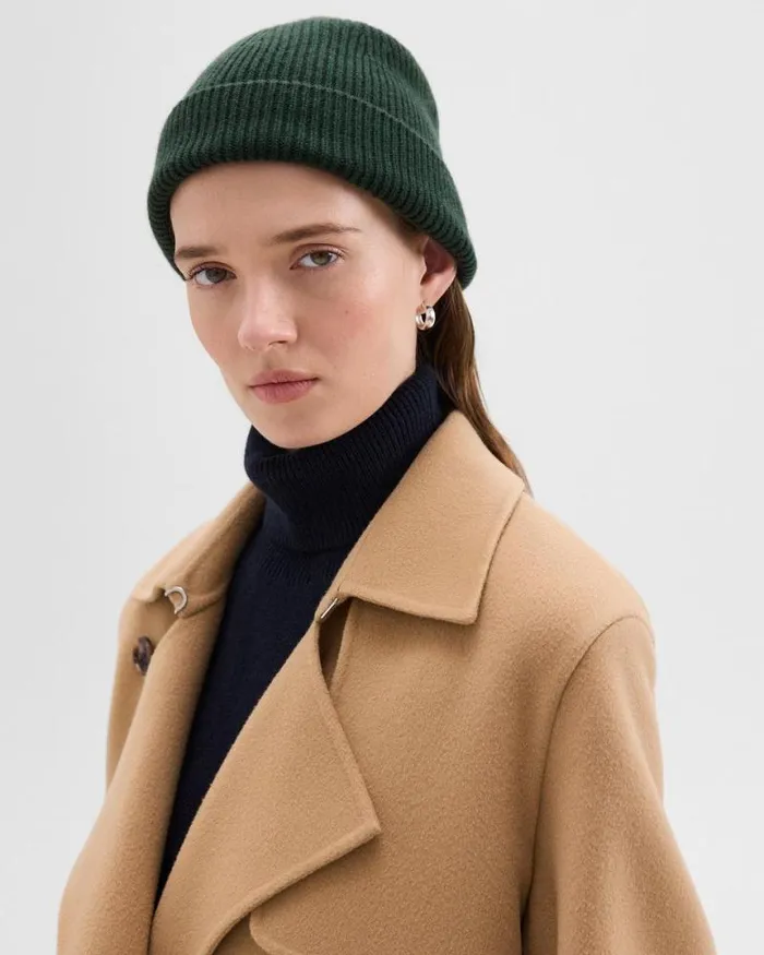 Hats Gloves Scarves Women Theory Beanie In Cashmere Hunter Green