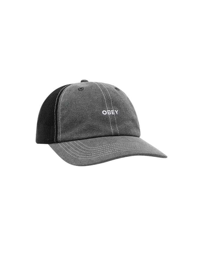 HEADWEAR OBEY Clothing Men BOLD PIGMENT TRUCKER Black