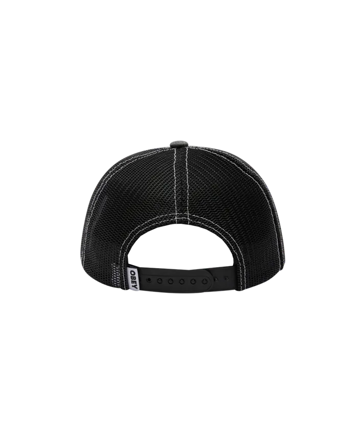 HEADWEAR OBEY Clothing Men BOLD PIGMENT TRUCKER Black
