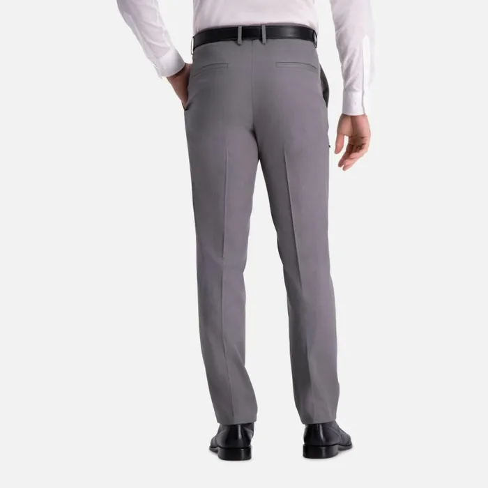 Heather Gab Slim Fit Flex Waistband Flat Front Dress Pant Htr Grey Men Kenneth Cole Bottoms