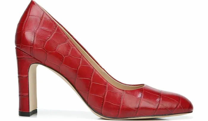 Heels Women Franco Sarto Franco Gianna Pump Dark Red Leather