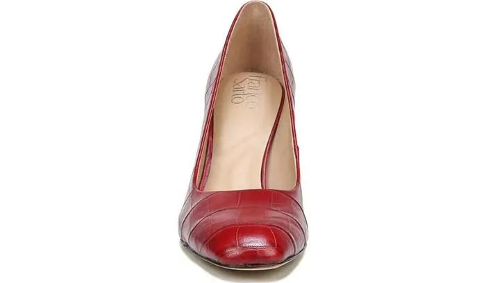 Heels Women Franco Sarto Franco Gianna Pump Dark Red Leather
