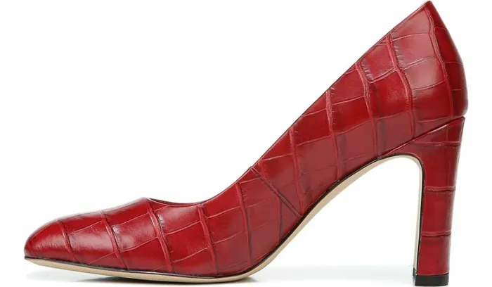 Heels Women Franco Sarto Franco Gianna Pump Dark Red Leather