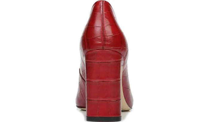 Heels Women Franco Sarto Franco Gianna Pump Dark Red Leather