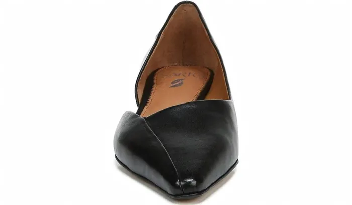 Heels Women Franco Sarto Sarto Monana Block Heel Pump Black Leather