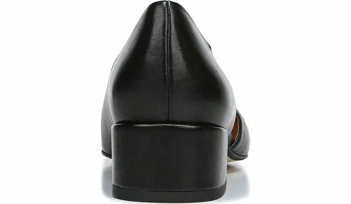 Heels Women Franco Sarto Sarto Monana Block Heel Pump Black Leather