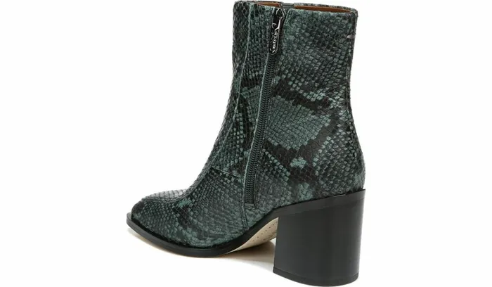 Heels Women Franco Sarto Sarto Romana Block Heel Bootie Teal Leather