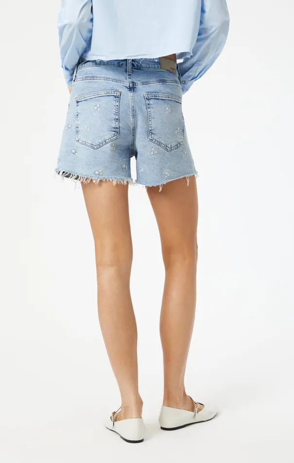 Heidi Shorts In Light Blue Bloom Women Mavi Jeans Shorts Heidi Shorts In Light Blue Bloom Women Mavi Jeans Shorts