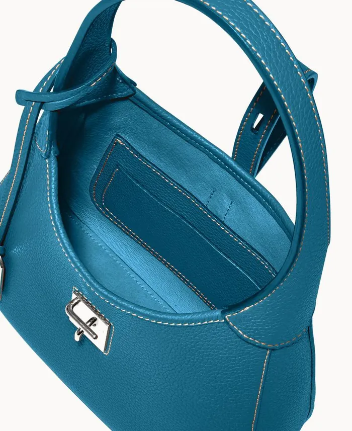 Henrys Small Hobo Teal Woman Dooney and Bourke Shoulder Bags Henrys Small Hobo Teal Woman Dooney and Bourke Shoulder Bags