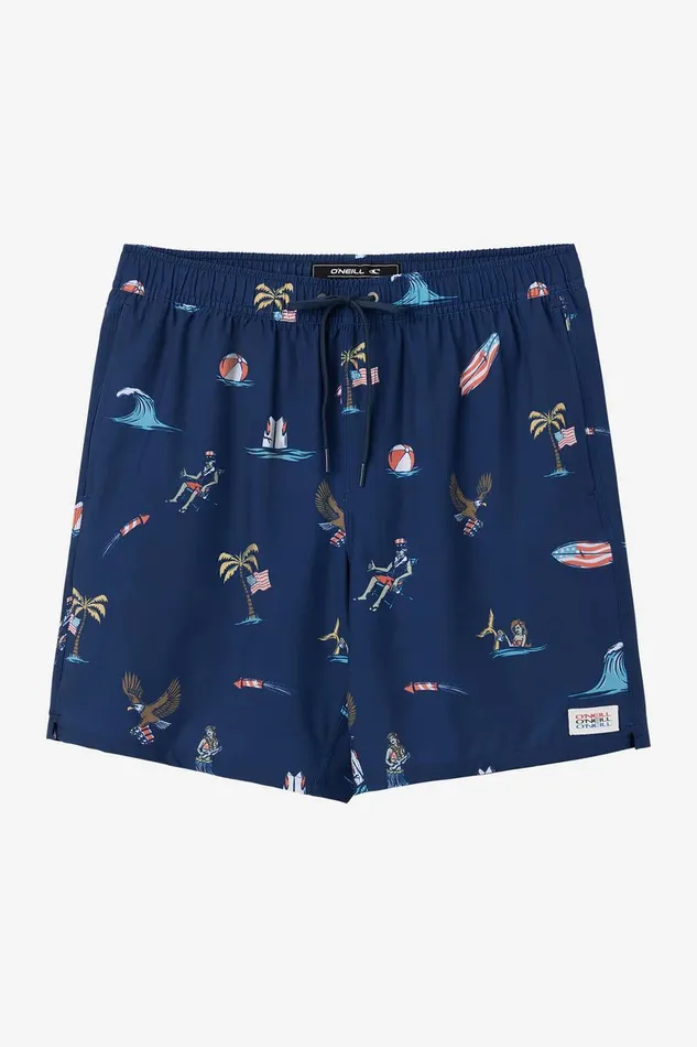 HERMOSA ELASTIC WAIST LINED 17034 SWIM TRUNKS Navy Men O039NEILL Type