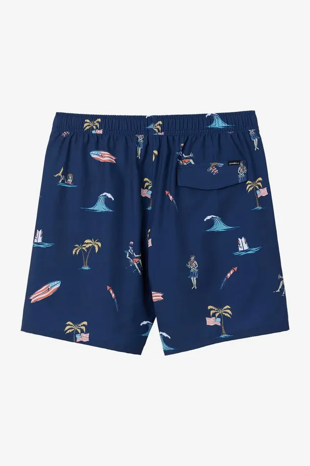 HERMOSA ELASTIC WAIST LINED 17034 SWIM TRUNKS Navy Men O039NEILL Type