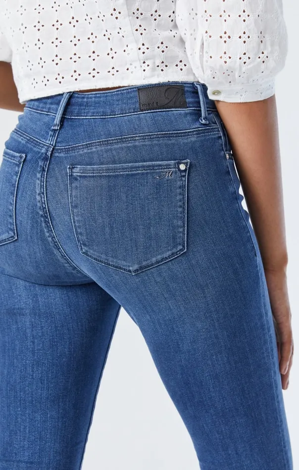 High Rise Kendra Straight Leg Jeans In Mid Supersoft Women Mavi Jeans Denim High Rise Kendra Straight Leg Jeans In Mid Supersoft Women Mavi Jeans Denim