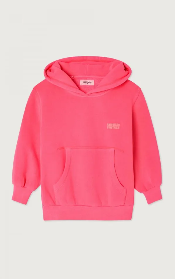 Hoodie Izubird Fluorescent Hortensia Kids American Vintage Sweatshirts