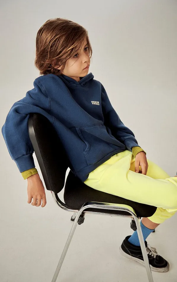Hoodie Izubird Navy Vintage Kids American Vintage Sweatshirts Hoodie Izubird Navy Vintage Kids American Vintage Sweatshirts