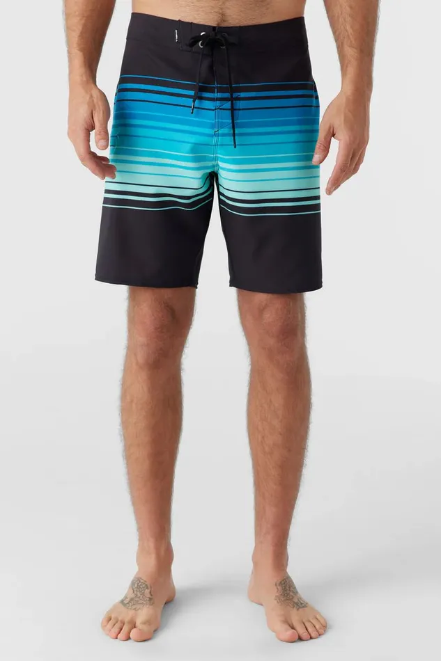 HYPERFREAK HEAT STRIPE LINE 19034 BOARDSHORTS Black Men O039NEILL Length