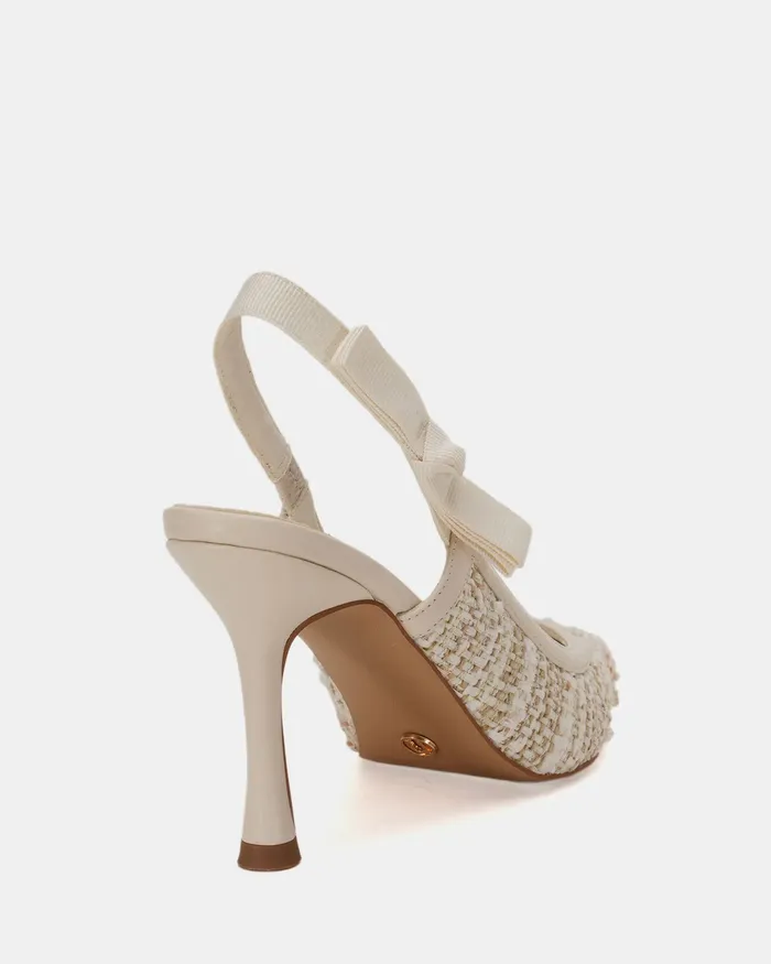 IBBIE NATURAL TWEED Pumps Women Party NOVO Shoes