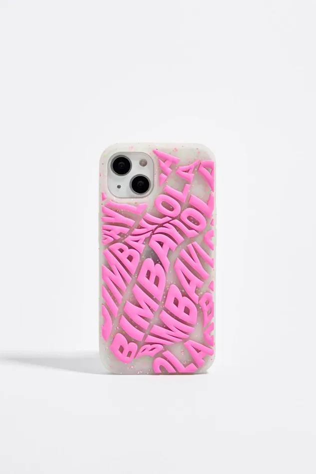 IPhone 13 Silicone Case Pink Logo Chewing Gum Pink Women Bimba Y Lola Phone Cases IPhone 13 Silicone Case Pink Logo Chewing Gum Pink Women Bimba Y Lola Phone Cases