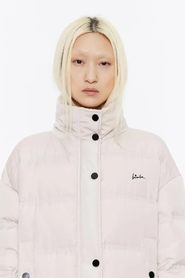 Ivory Aline Down Jacket Ivory Women Bimba Y Lola Puffer Jackets Ivory Aline Down Jacket Ivory Women Bimba Y Lola Puffer Jackets