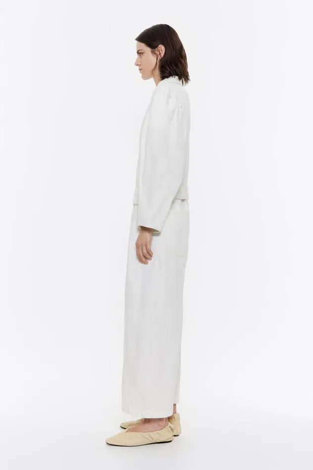 Ivory Denim Jumpsuit Ivory Women Bimba Y Lola Denim Ivory Denim Jumpsuit Ivory Women Bimba Y Lola Denim