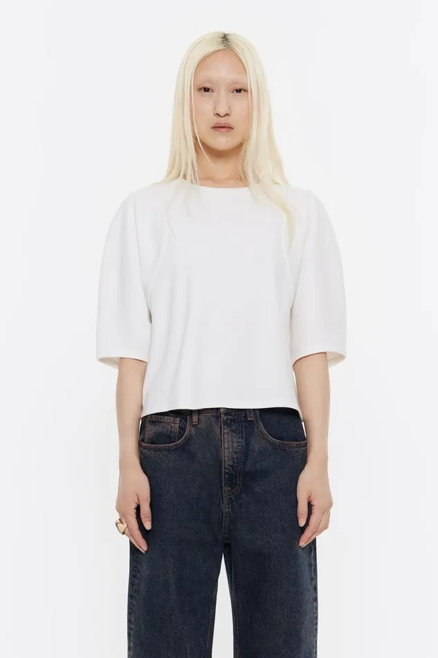 Ivory Ponte Di Roma Tshirt Ivory Women Bimba Y Lola TShirts