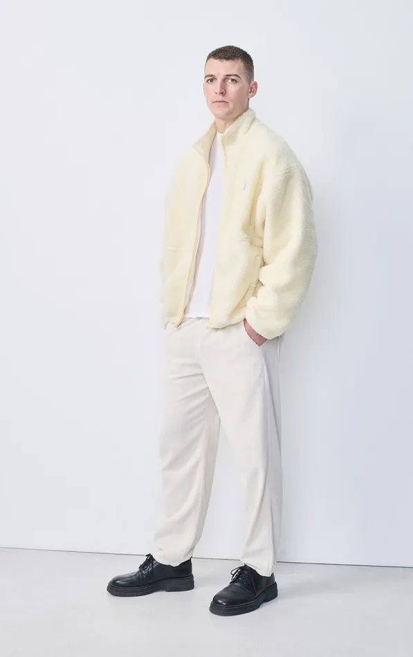 Jacket Hoktown Ecru Men American Vintage Jackets and Blazers