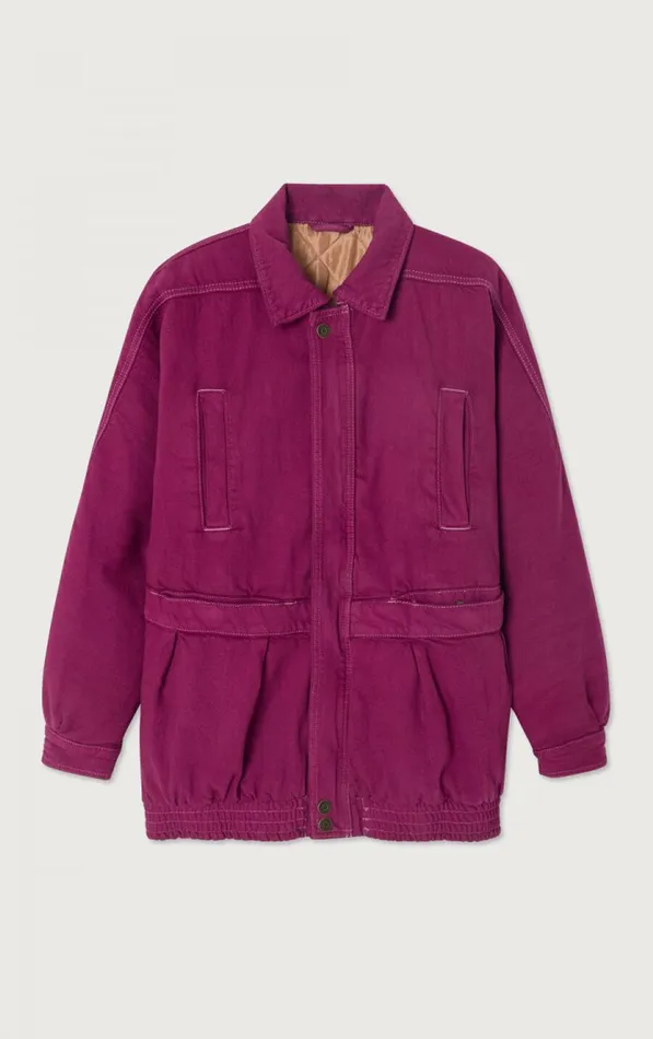 Jacket Nyolow Overdyed Fuchsia Women American Vintage Jackets and Blazers Jacket Nyolow Overdyed Fuchsia Women American Vintage Jackets and Blazers