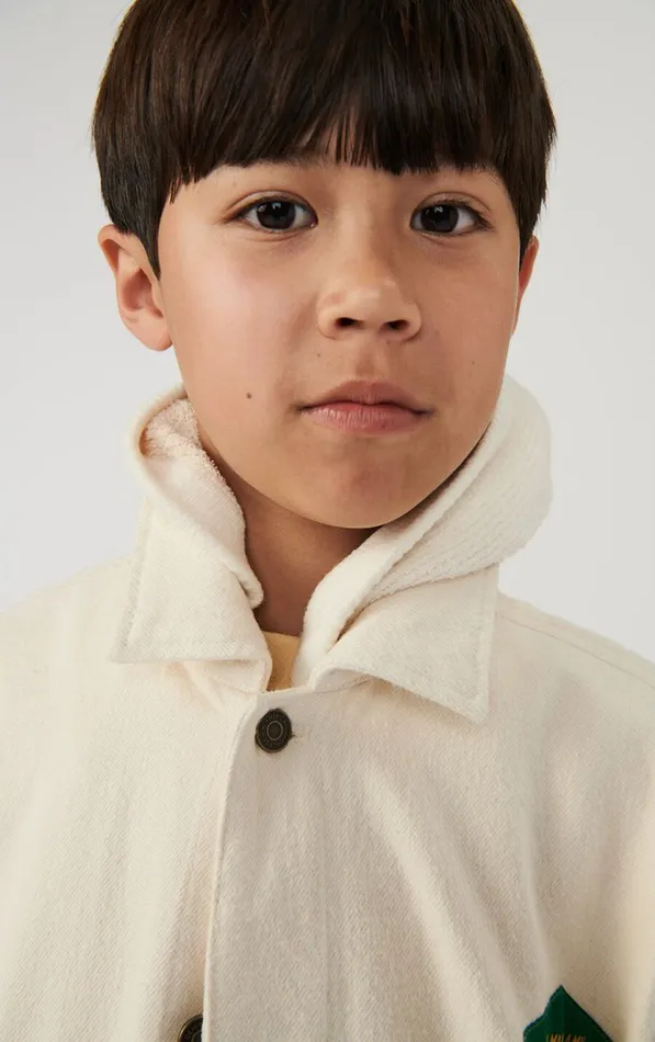 Jacket Spywood Ecru Kids American Vintage Jackets and Coats Jacket Spywood Ecru Kids American Vintage Jackets and Coats
