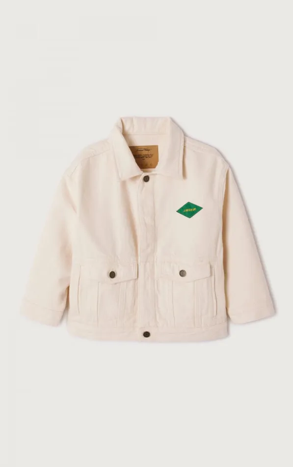 Jacket Spywood Ecru Kids American Vintage Jackets and Coats Jacket Spywood Ecru Kids American Vintage Jackets and Coats