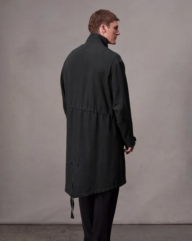 Jackets and Coats Men Rag and Bone Falcon WoolLinen Parka Black