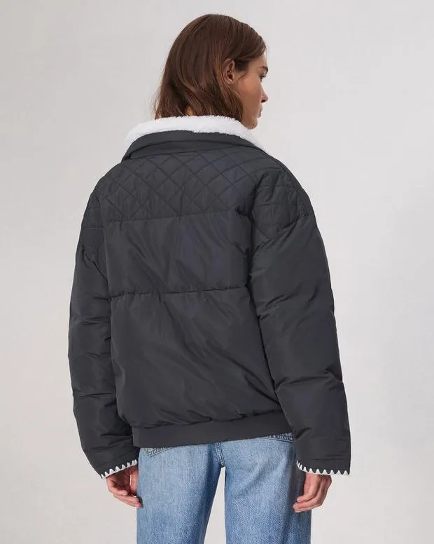 Jackets and Coats Women Rag and Bone Ingrid Puffer Jacket Black