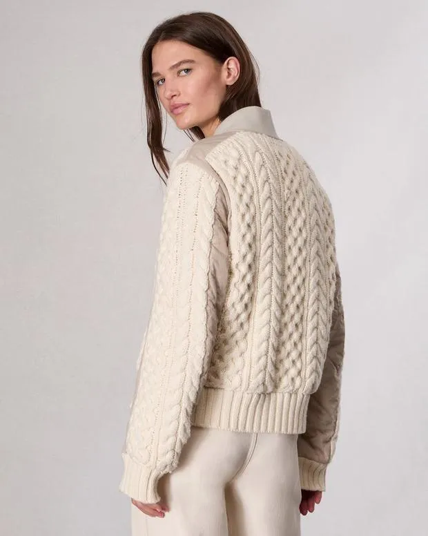 Jackets and Coats Women Rag and Bone Manston Bomber Jacket Natural