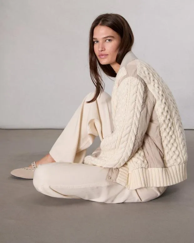 Jackets and Coats Women Rag and Bone Manston Bomber Jacket Natural