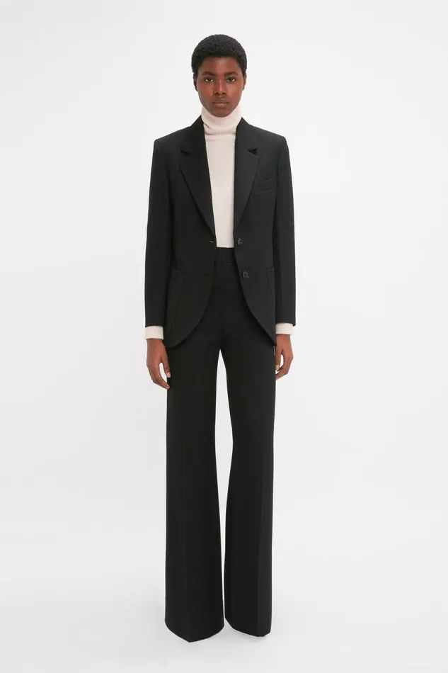 Jackets and Coats Women Victoria Beckham Patch Pocket Jacket In Black
