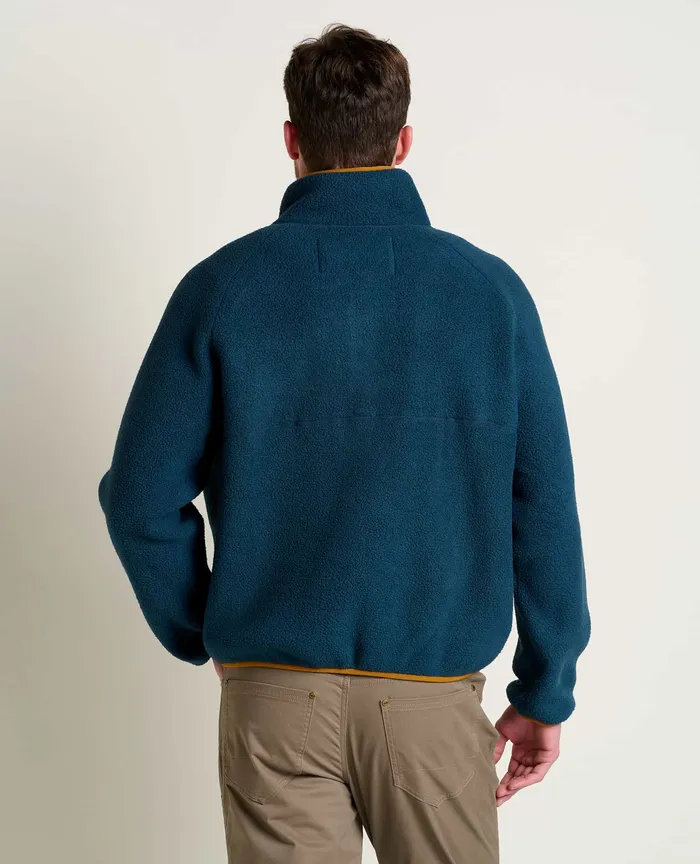 Jackets and Layers Men8217s ToadandCo Men8217s Campo Fleece Pullover Midnight