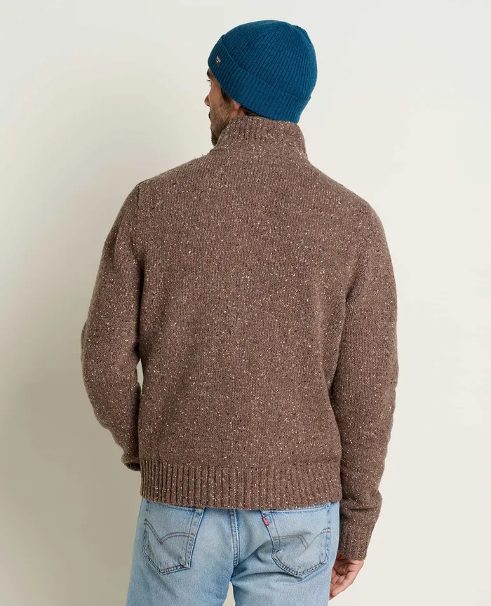 Jackets and Layers Men8217s Wilde Zip Sweater Brown Sugar 8211 ToadandCo Men8217s