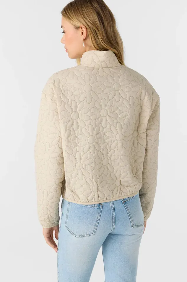 JAXSON LIGHTWEIGHT QUILTED JACKET Cement Women O039NEILL Clothing